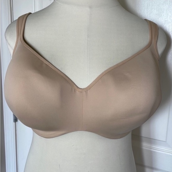 Cacique T-Shirt Bra Balconnet Nude Underwire Lightly Lined Wide Straps Plus 42G - Picture 4 of 16